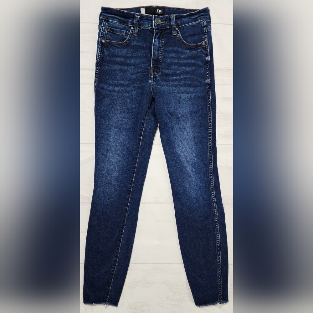 Kut from the Kloth Rachael Ankle Skinny Jeans Size 0